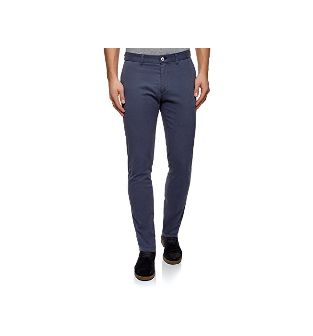 Producto oodji Ultra Hombre Pantalones Chinos de Algodón