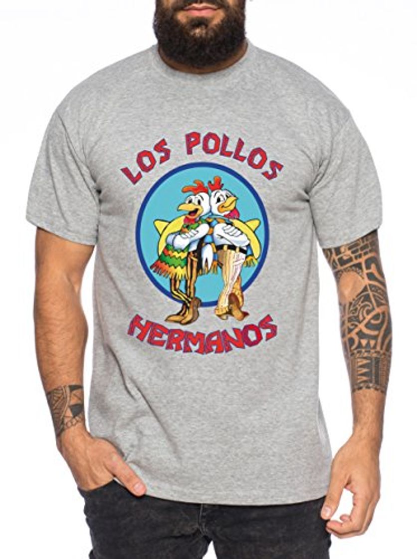 Producto WhyKiki Los Pollos Camiseta de Hombre Hermanos Bad Heisenberg Breaking, Farbe2