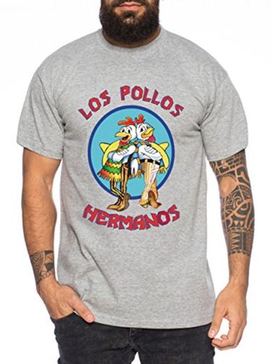 WhyKiki Los Pollos Camiseta de Hombre Hermanos Bad Heisenberg Breaking, Farbe2