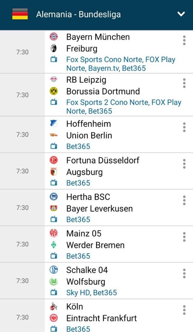 Apps Live Soccer TV - Scores, Stats & TV Streaming info - Google Play