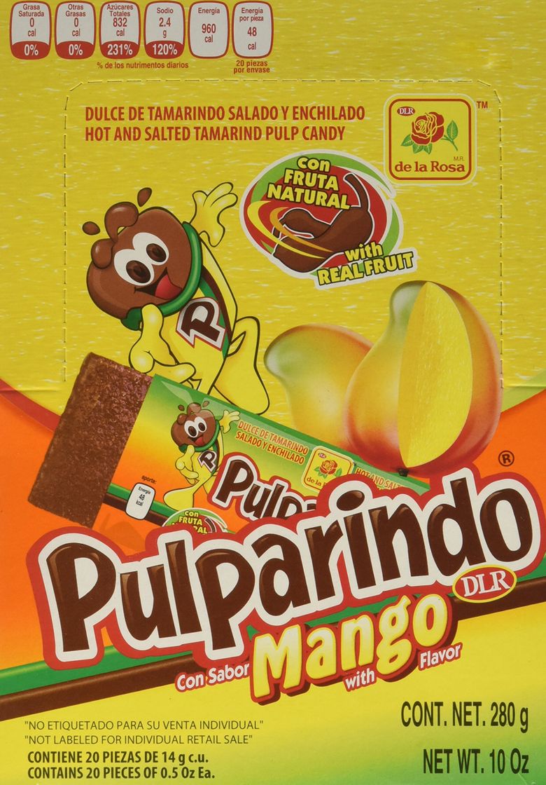 Product Pulparindo Tamarindo Pulp Candy Dulce 14g