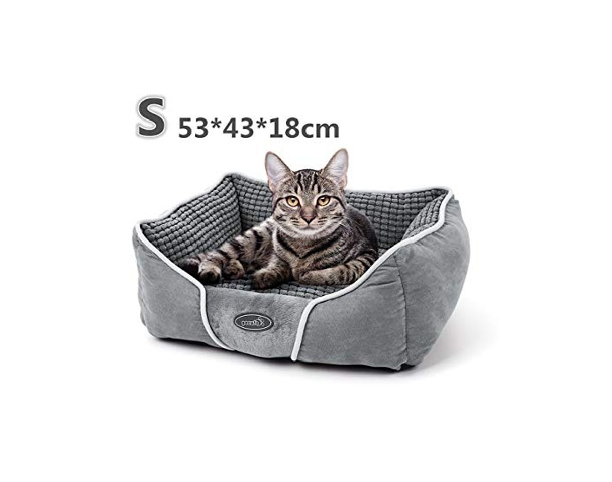 Producto Pecute Cama de Perros y Gatos Básica Cama de Suave Gamuza para