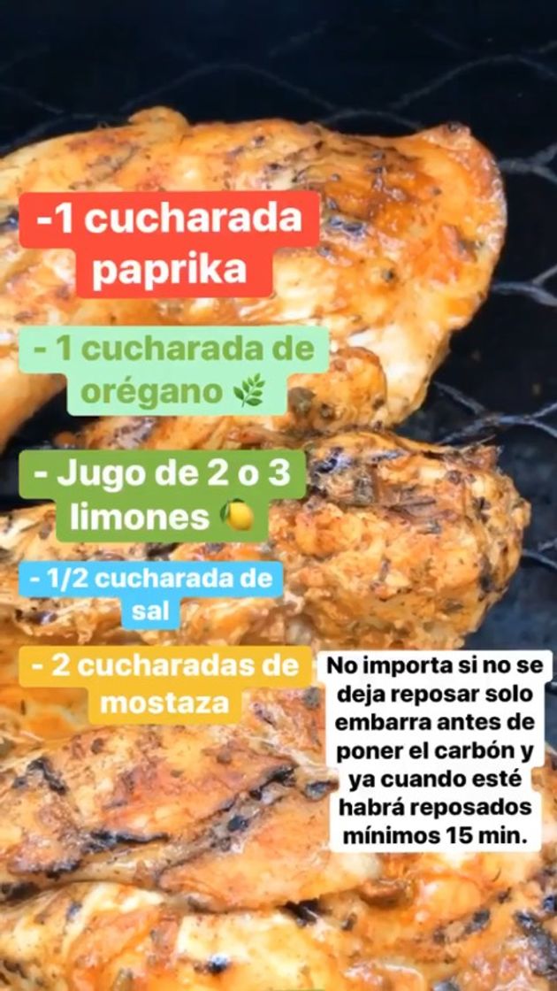 Fashion RECETA POLLO MARINADO