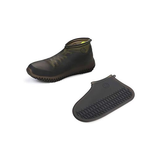 VLCOO Cubierta del Zapato, Cubierta del Zapato Impermeable, Funda de Silicona para