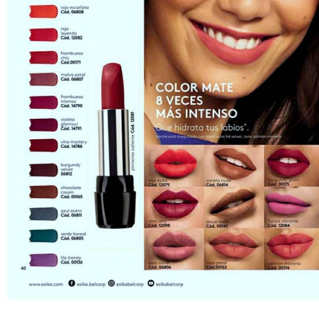 Moda Labial COLOR HD VELVET.