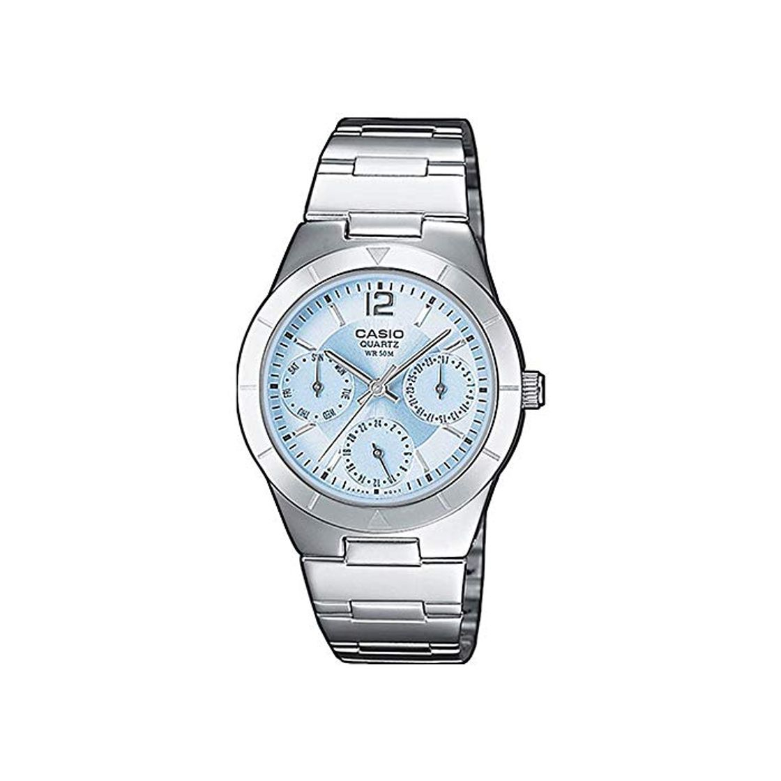 Product Casio Reloj Multiesfera para Mujer de Cuarzo con Correa en Acero Inoxidable