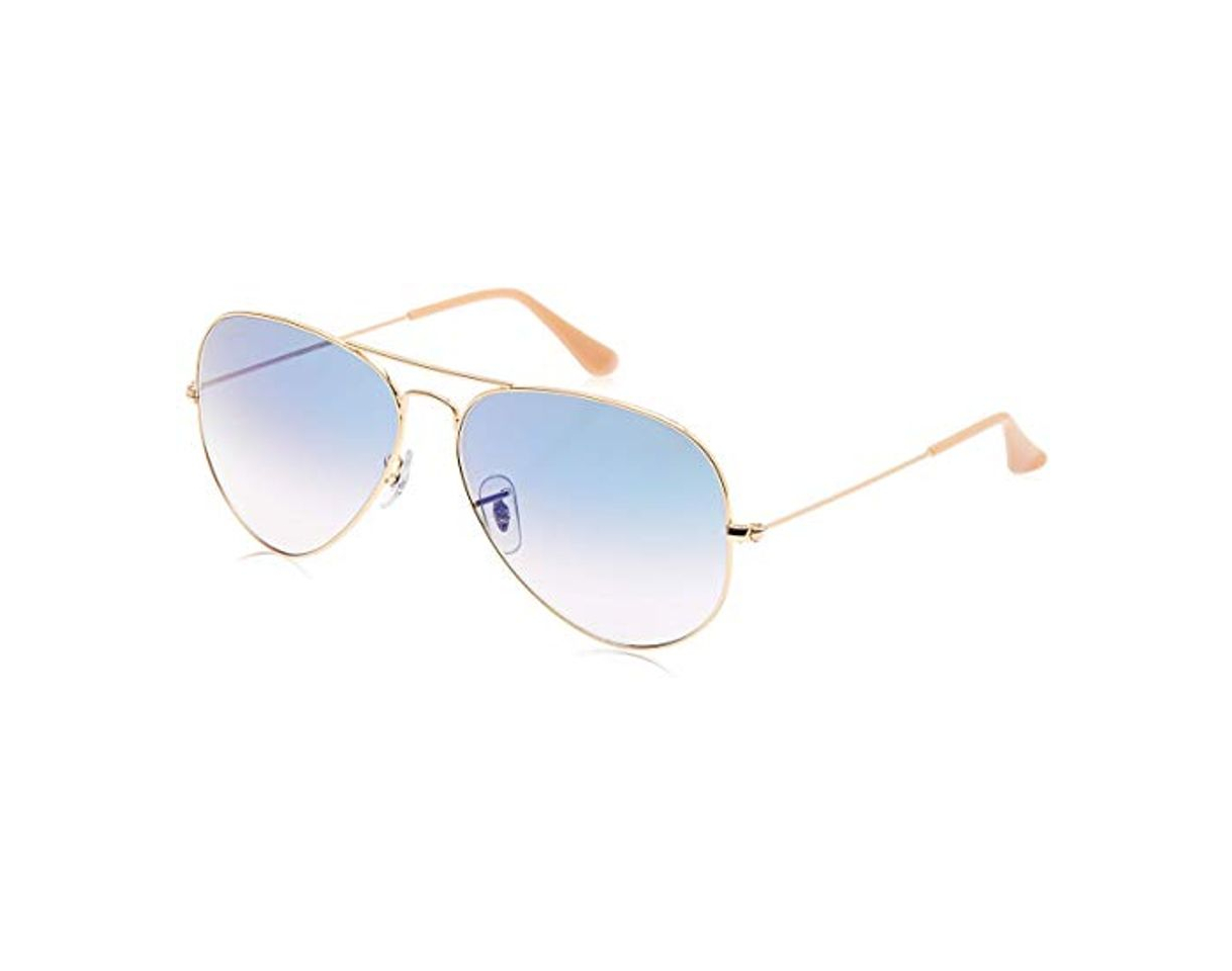 Moda Ray-Ban - Gafas de sol Aviador 0rb3025 Aviator Large Metal, Gold