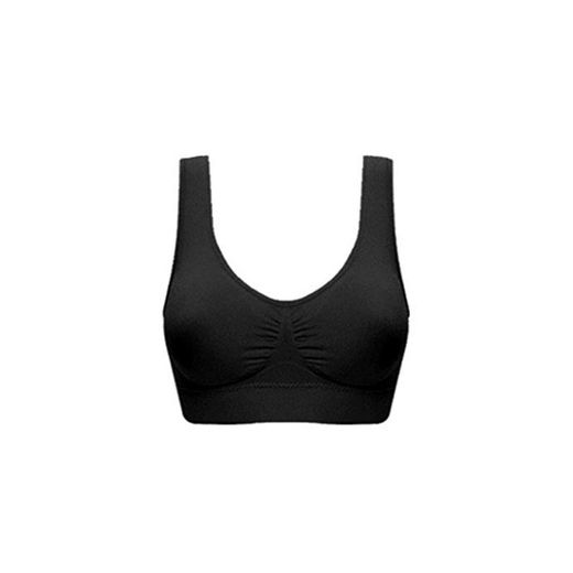 fish Sujetador Deportivo para Mujer Sin tapete Athletic Fitness Yoga Vest Algodón