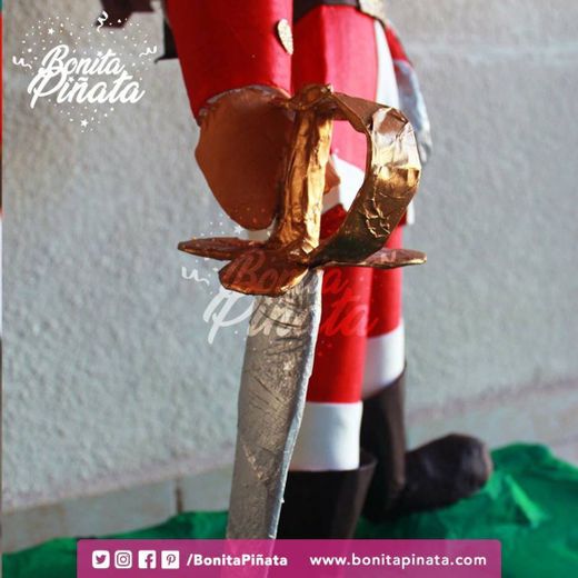 Piñata Capitán Garfio-Texturas👌❤⏰🐊