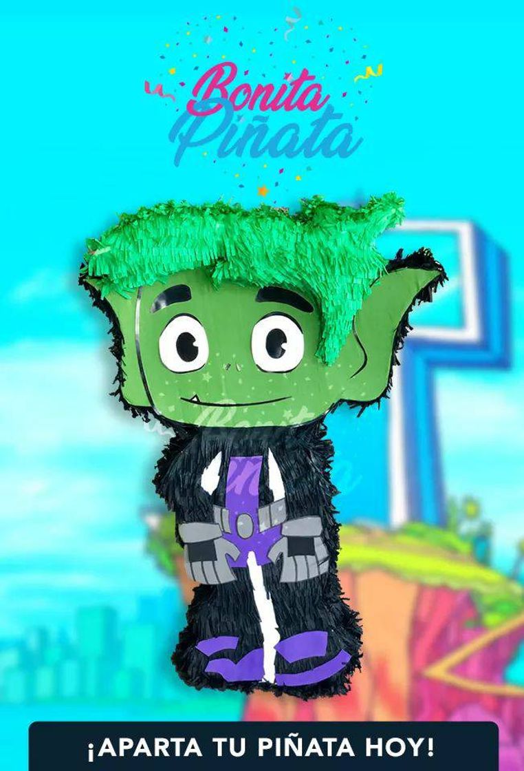 Moda PIÑATA BEADT BOY TITANS