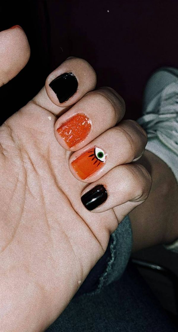 Moda Modelo de uñas Ojitos Turcos 👀