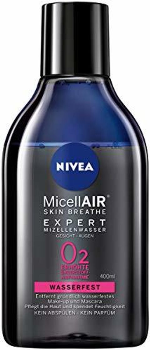 Social Nivea Mice llair Skin Breathe Expert Mizell Agua Waterproof, micela Lavado Agua