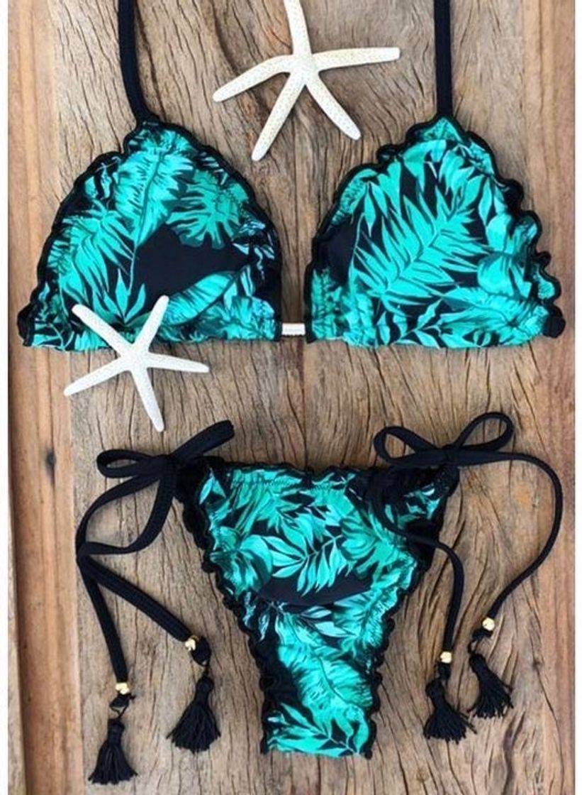 Social Biquíni azul 