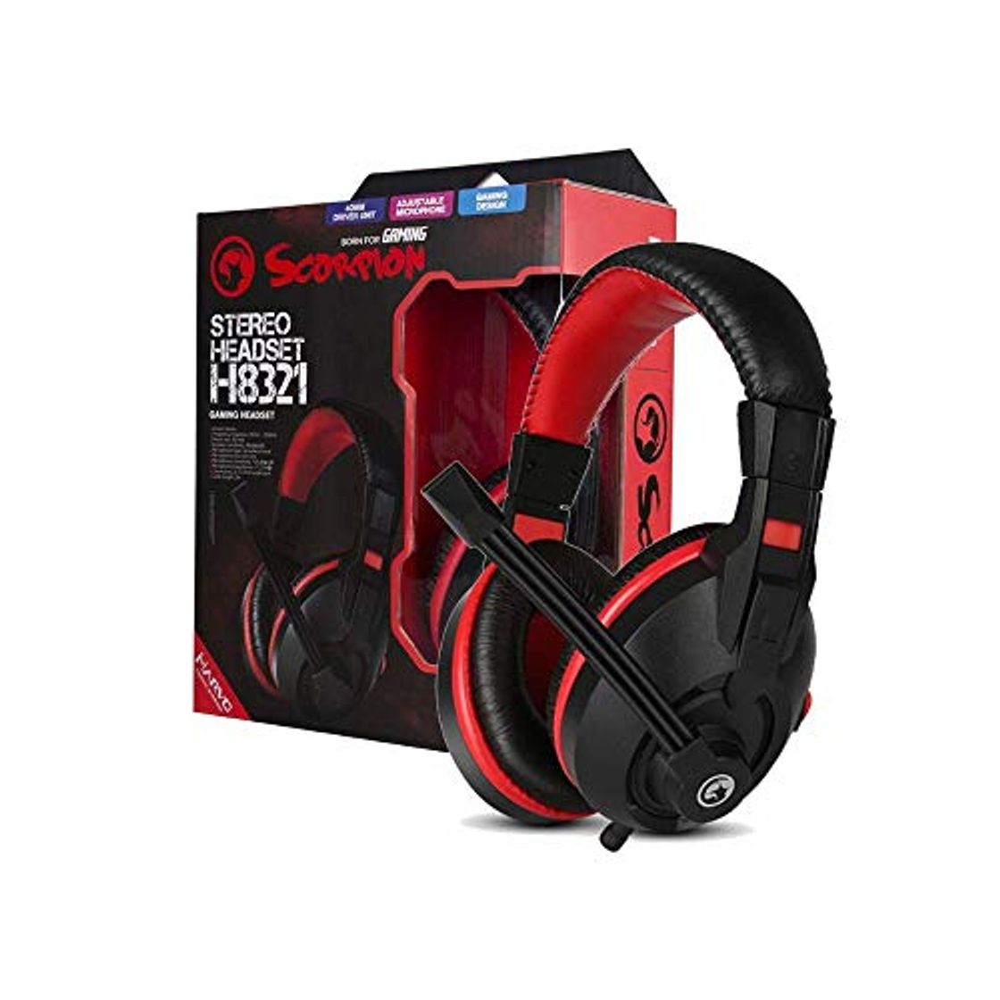 Productos Marvo Scorpion H8321P Stereo Sound Gaming Headset