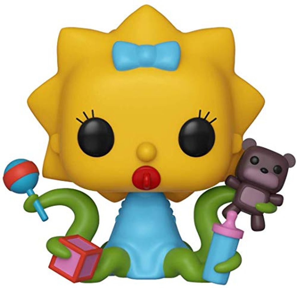 Social Funko- Pop Figura De Vinil: Animation: Simpsons-Maggie Coleccionable, Multicolor