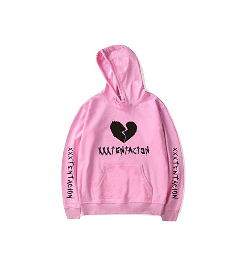 Social ShallGood Unisex Sudadera con Capucha Casual Hip Pop Rap Prints Broken The
