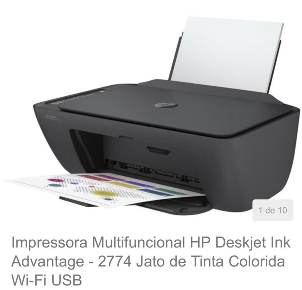 Moda Impressora Multifuncional HP Deskjet Ink Advantage - 2774 Ja