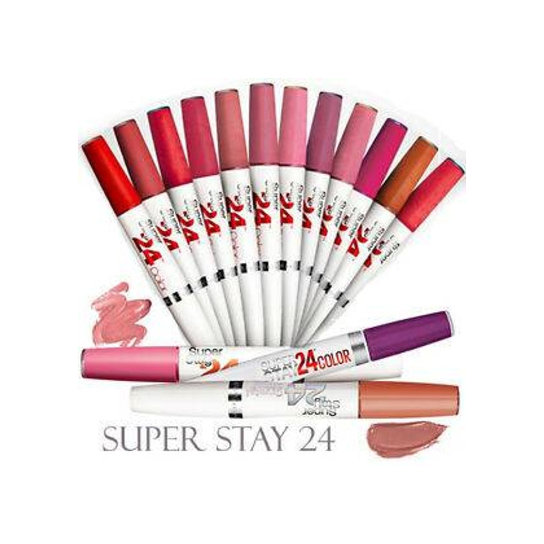 Producto NIB Maybelline SuperStay 24h Bold Matte 2 Steps Lipstick Balm