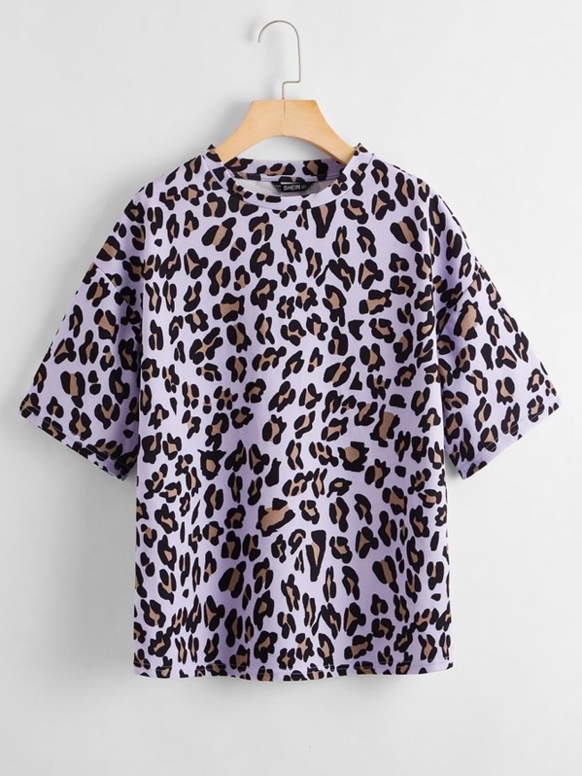 Fashion Top de leopardo 