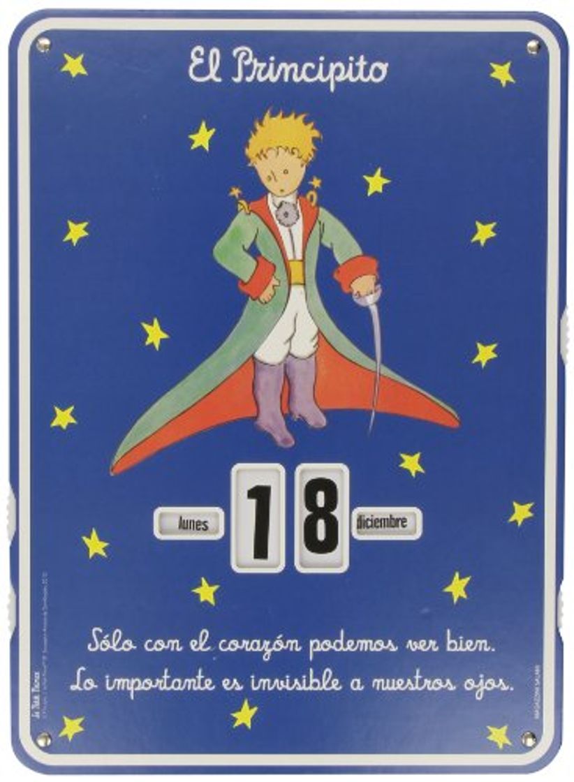 Libro Calendario El Principito. Sólo Con El Corazon Podemos Ver Bien