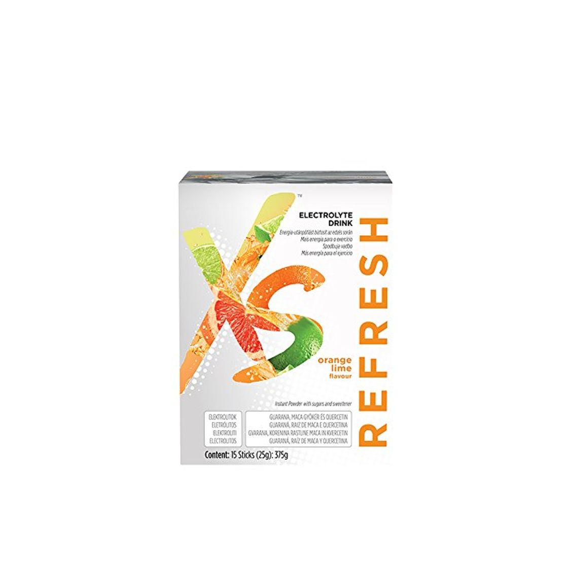 Producto Bebida Rehidratante XS Sabor Lima-Naranja - La Bebida Rehidratante XS aporta rehidratación