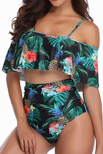 NUUR Bikini de Punto Trajes de baño para Mujer Push up Playa de Verano Bañador Mujer 2019 Bikini