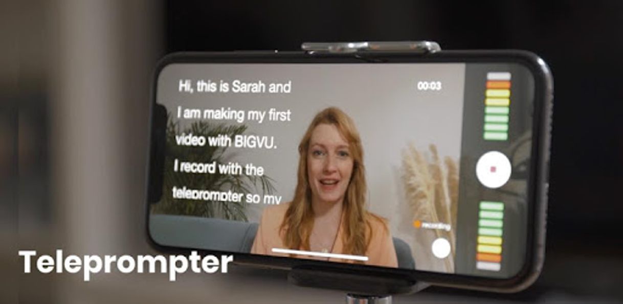 Moda Teleprompter & Video Subtitles - Vlog Maker BIGVU