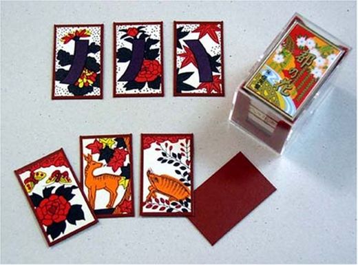 Red flower of Nintendo playing cards capital