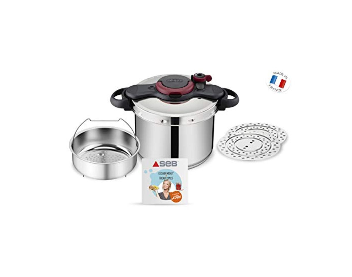 Product Seb p4624922 Clipso minut Easy olla a presión 9 L, acero inoxidable