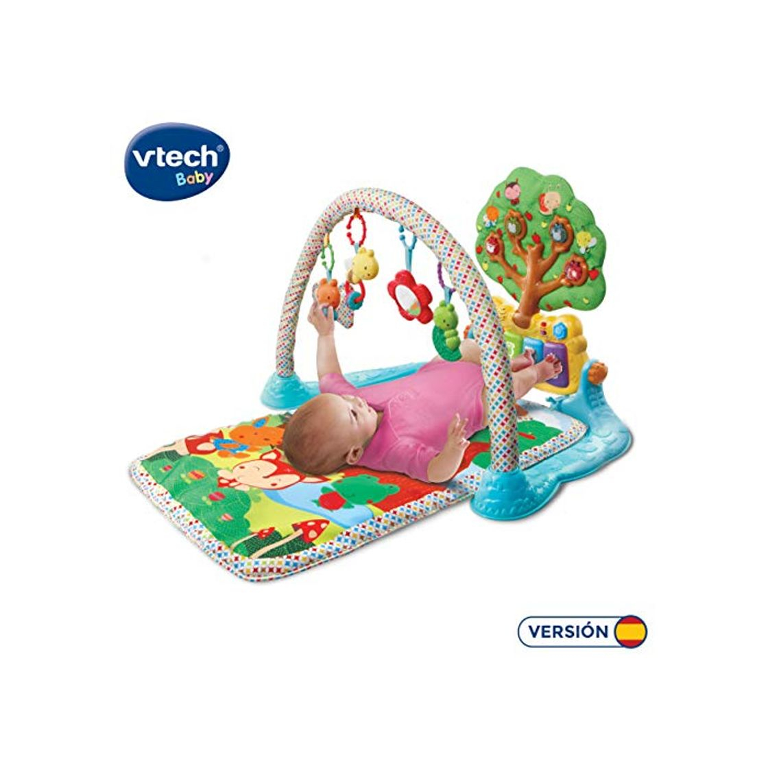 Productos VTech- Amigos En El Parque Manta de Juego Y Gimnasio Infantil, Multicolor,