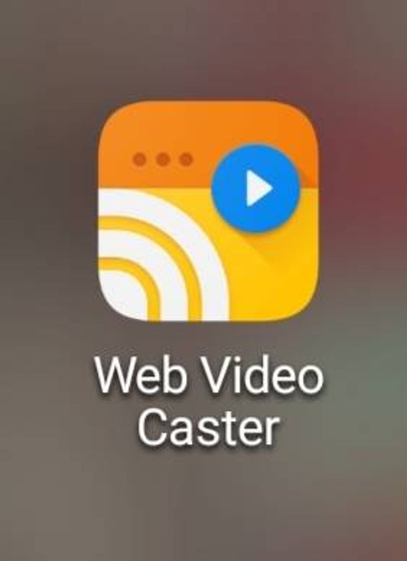 App Web video caster