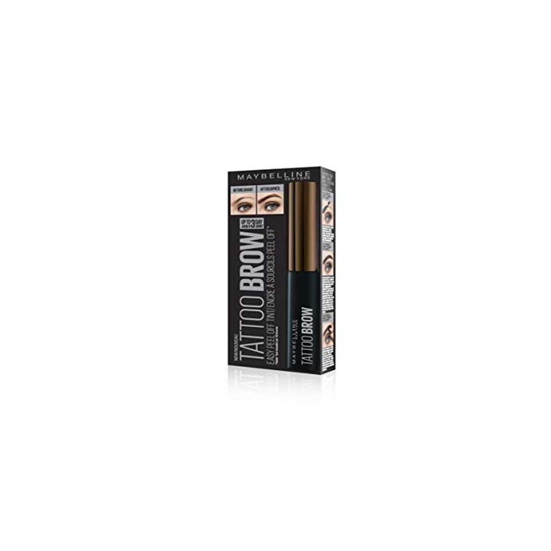Social Tinte para Cejas Castañas Brow Tattoo Gel, de Maybelline