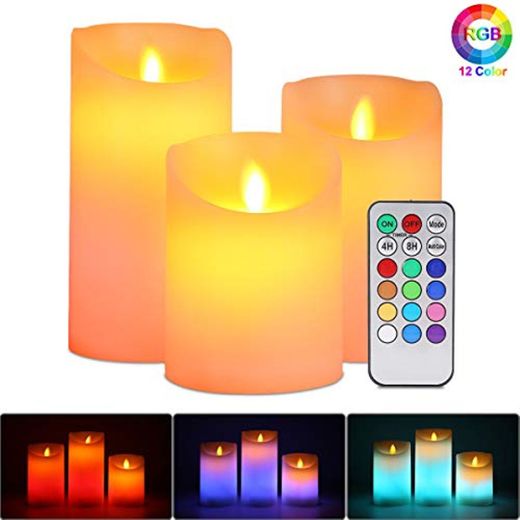 Velas de LED sin Llama