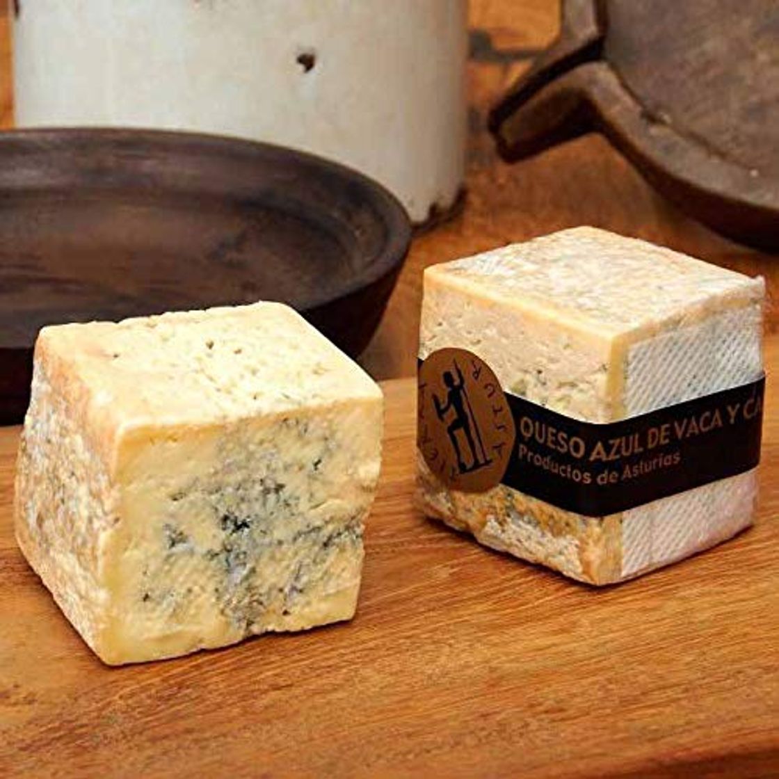 Social QUESO AZUL DE VACA Y CABRA CUBICO