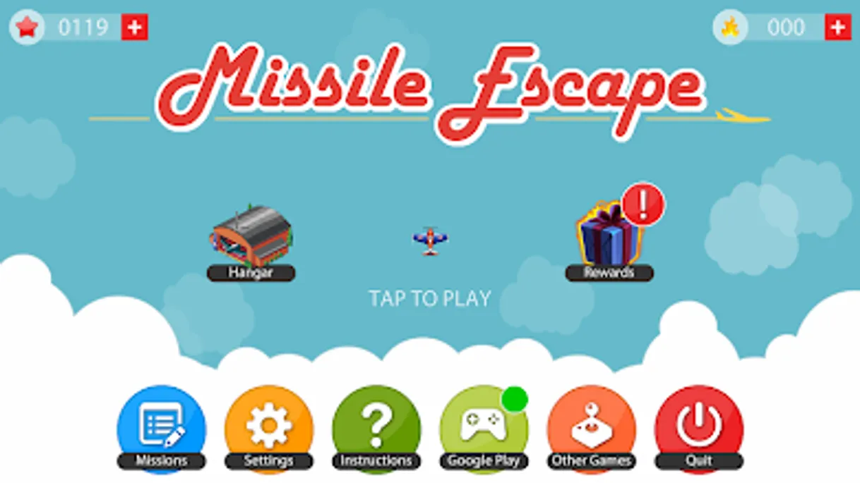 Videogames Missile Escape