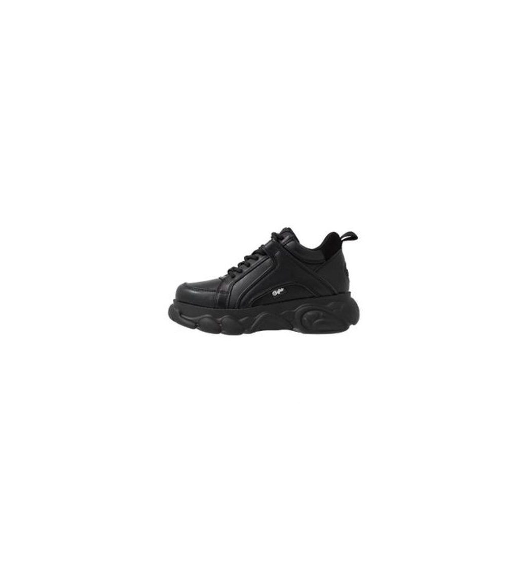 Moda Buffalo Corin, Zapatillas Altas para Mujer, Negro