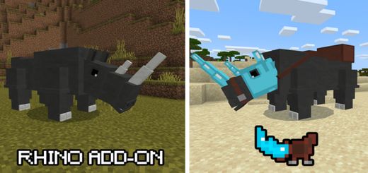 Rhino Add-on | Minecraft PE Mods & Addons