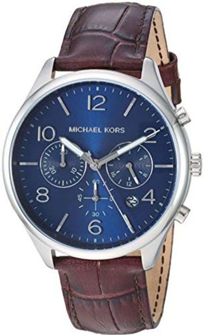 Products Michael Kors Reloj Cronógrafo para Hombre de Cuarzo con Correa en Cuero MK8636