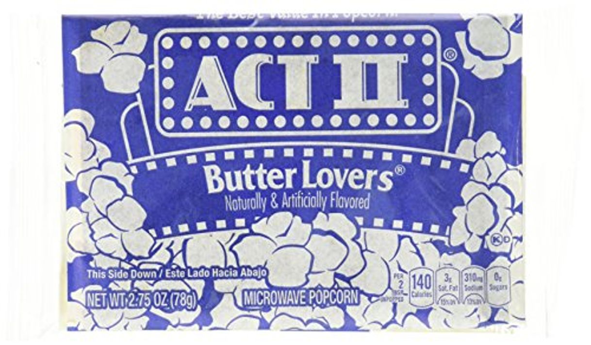 Social Act II Butter Lovers Microwave Popcorn 30 78g Bags