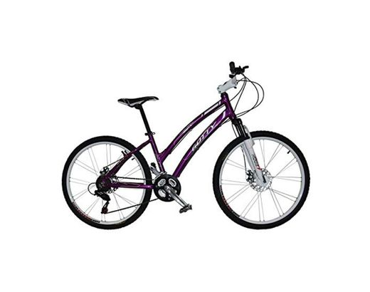 Gotty Bicicleta de montaña MTB Mujer CRS, Aluminio 26", con suspensión Zoom