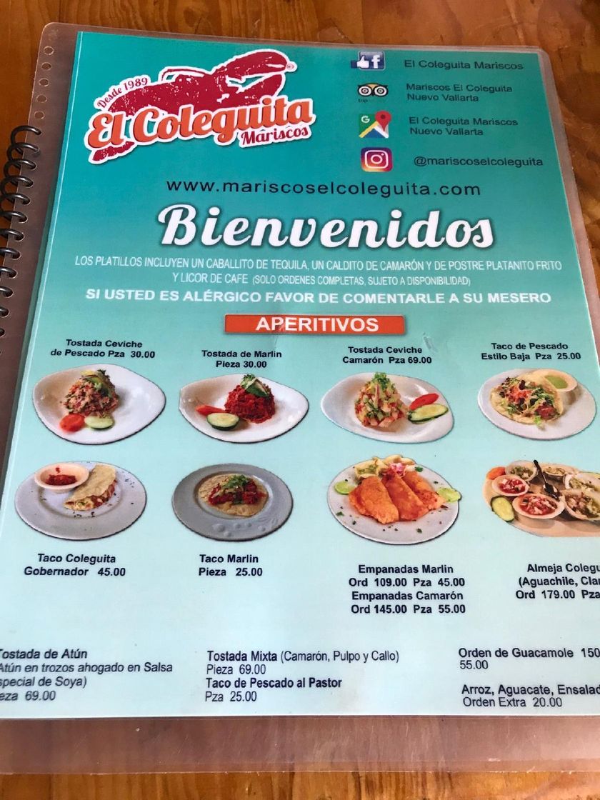 Restaurants El Coleguita Mariscos Nuevo Vallarta