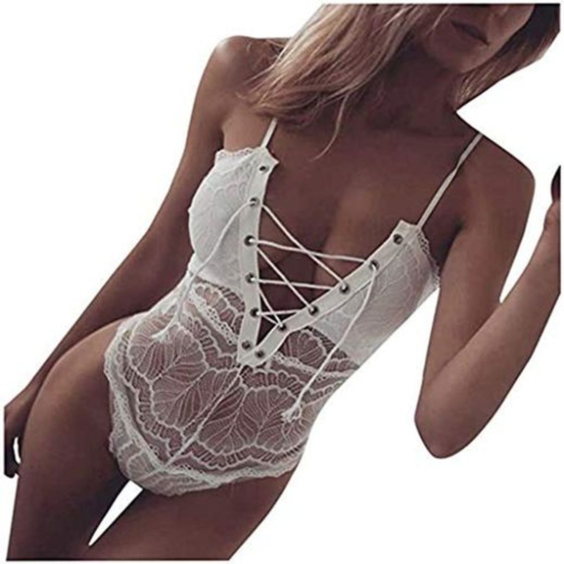 Social Itvip - Pijama de mujer con cuello en V y babydoll sexy