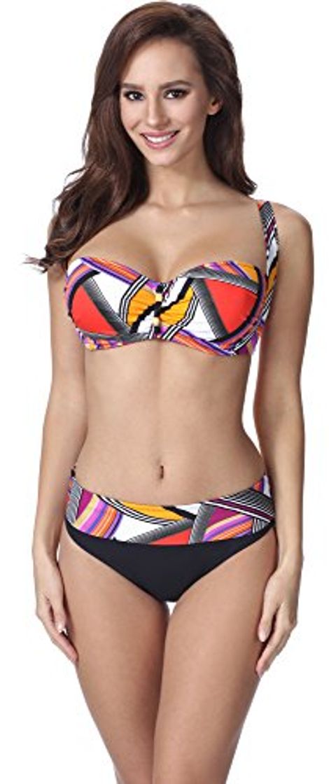 Fashion Merry Style Conjunto Bikini Sujetador y Bragas 2 Piezas Mujer F13 2