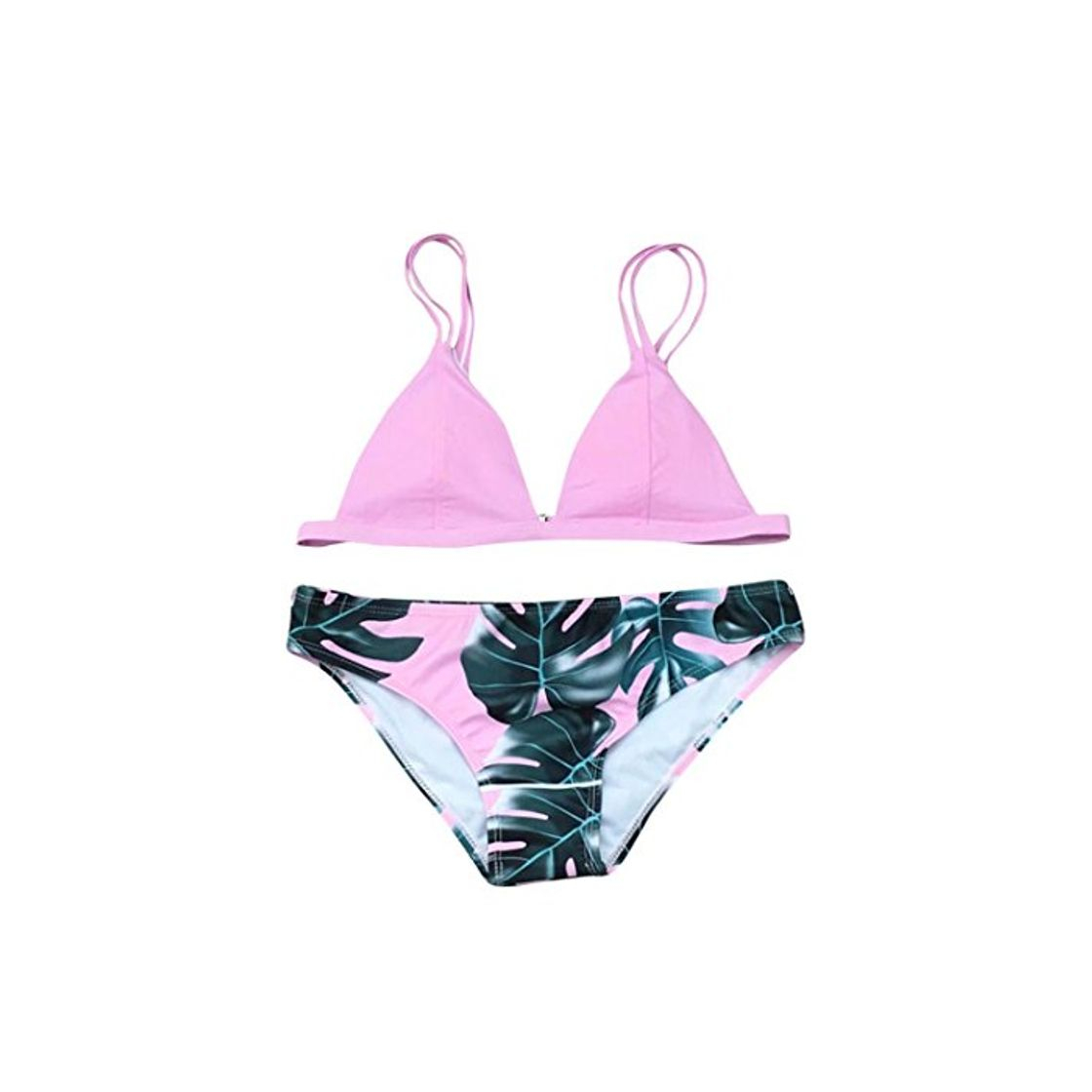 Fashion Logobeing bikini Mujer 2018 Bikini de Mujer Hojas para Push-up de bañador