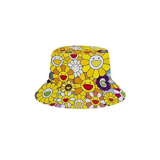 Unisex Bucket Hat Fashion Sun Cap Fishman Hat Takashi Murakami Outdoor Sun Hat Summer Cap