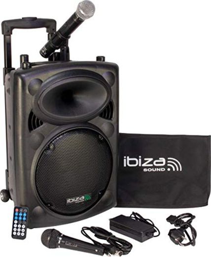 Ibiza Sound PORT10VHF-BT Sistema de sonido portátil y autónomo de 10"