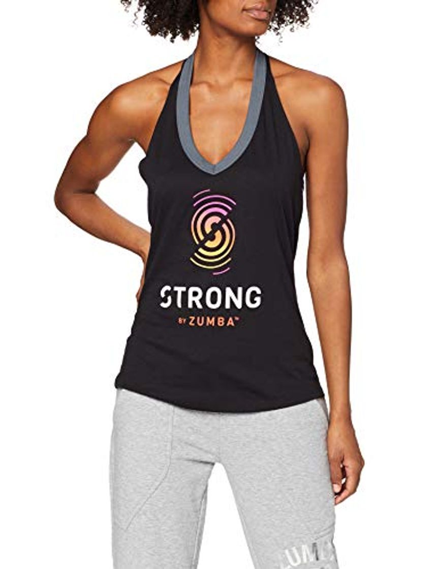 Fashion STRONG by Zumba Women's Breathable Halter Top Workout Tank