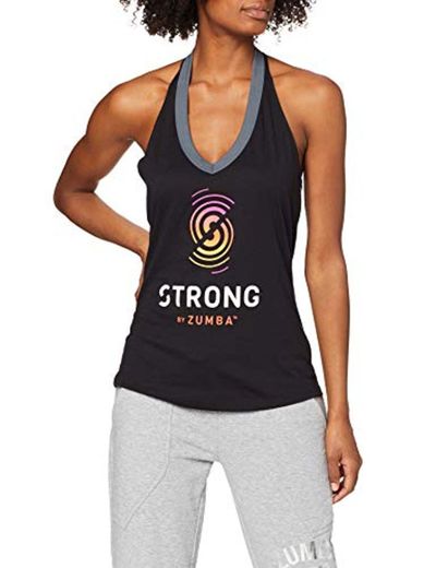 STRONG by Zumba Women's Breathable Halter Top Workout Tank