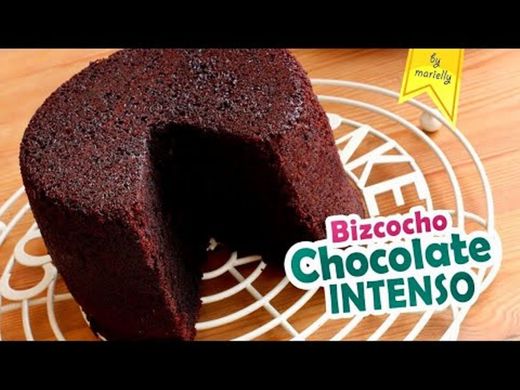 BIZCOCHO DE CHOCOLATE INTENSO by Marielly - YouTube