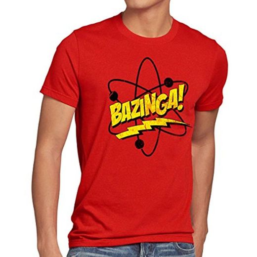 CottonCloud Sheldon átomo Camiseta para Hombre T-Shirt, Talla